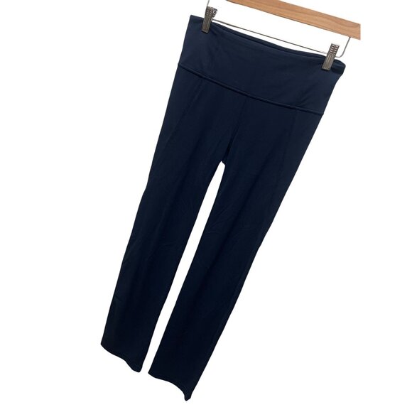 Athleta Navy Blue Straight Leg Straight Up Pant Tall - Picture 2 of 7